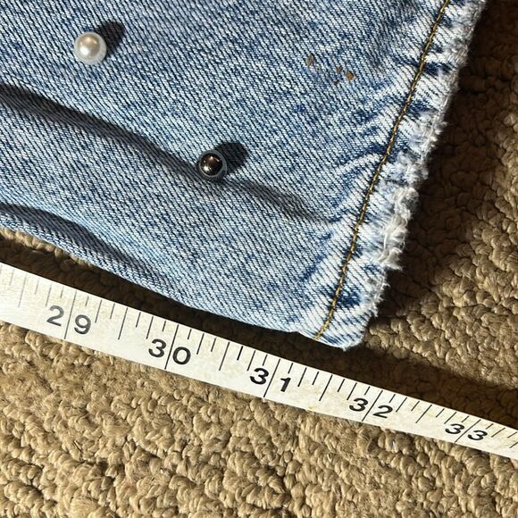 PRPS El Camino Boyfriend Taper Jeans w/ pearl detail size 29 - Picture 13 of 13